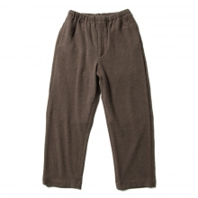 CASHMERE WOOL BRUSHED JERSEY PANTS (メンズ) - Top Brown