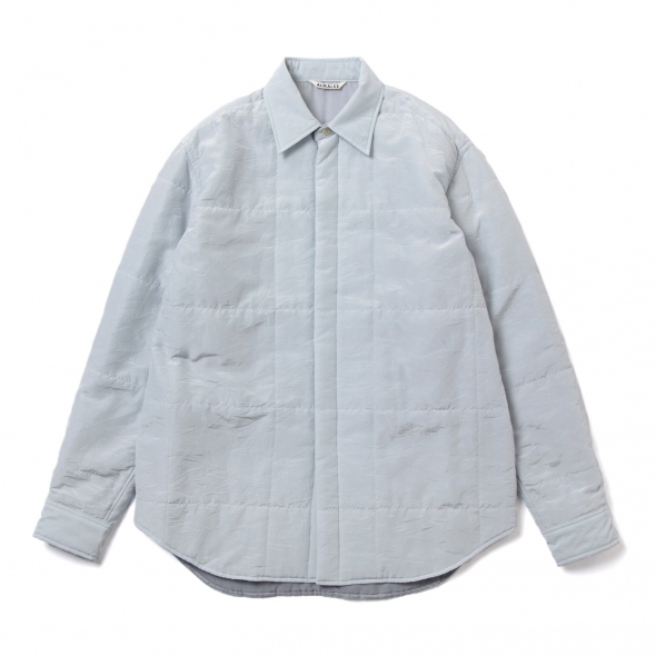 AURALEE / オーラリー | QUILTED LIGHT SILK COTTON SHIRT