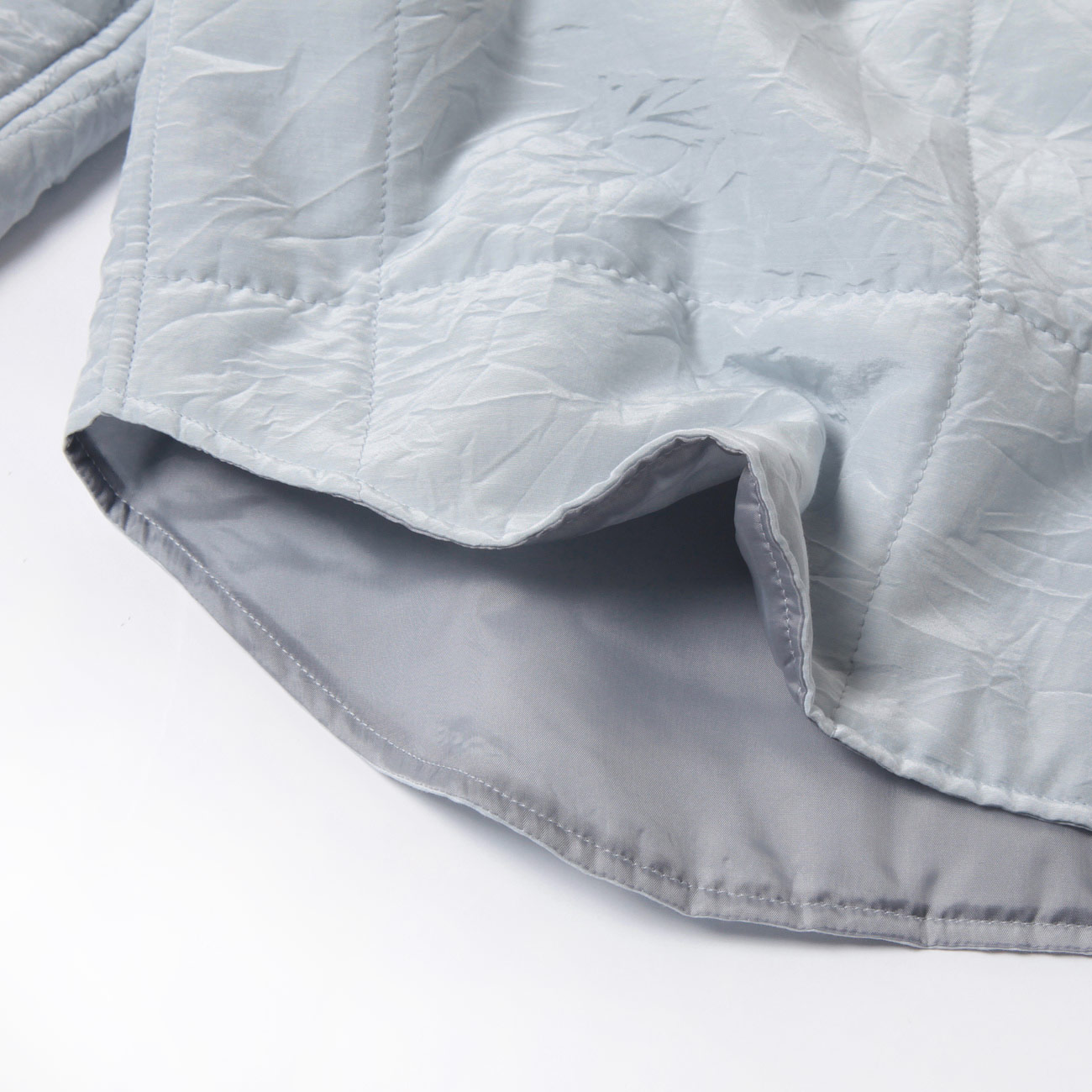 AURALEE / オーラリー | QUILTED LIGHT SILK COTTON SHIRT (レディース