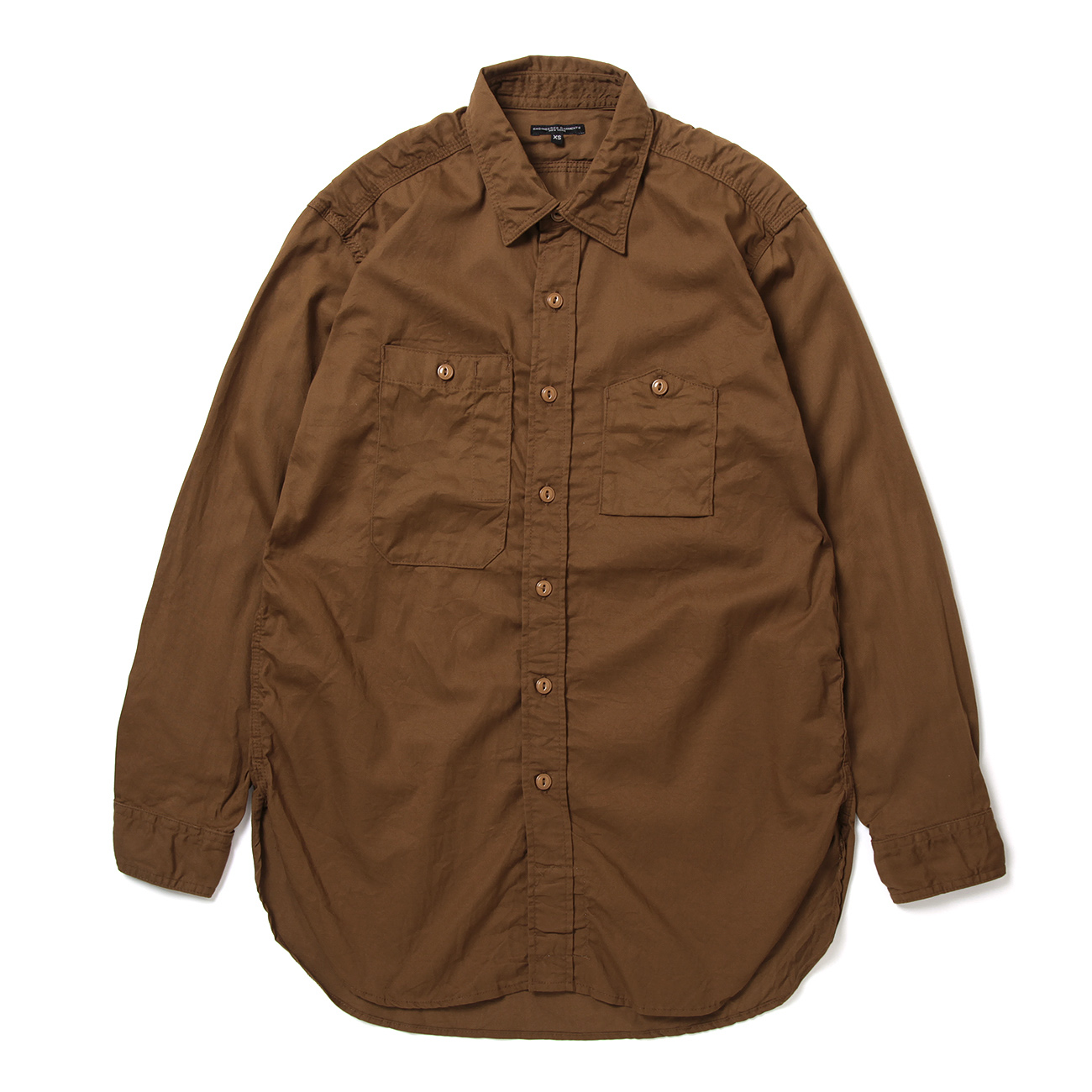 Work Shirt - Cotton Micro Sanded Twill - Brown