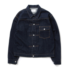 CIOTA / シオタ | Single Pocket Denim Jacket (Real Indigo) - Navy (One Wash)