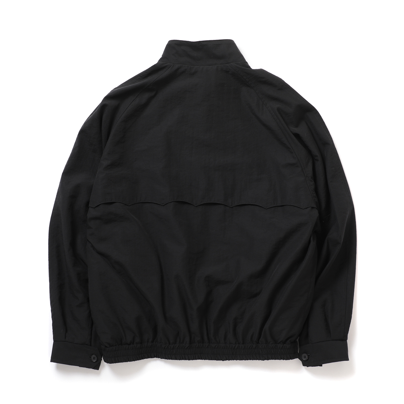 YOKE / ヨーク | Wool Nylon Reversible Harrington Jacket - Black