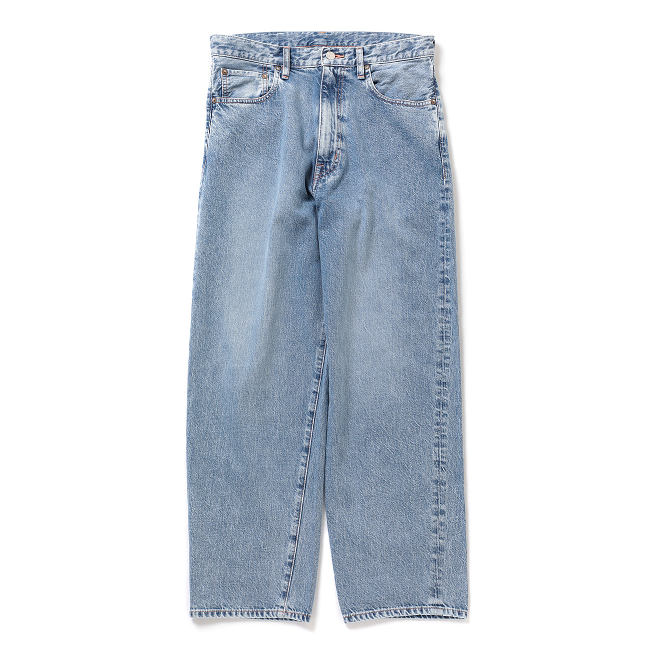 INTERACTIVE / AMOK / KOMA レア URU / ウル | COTTON DENIM A - 5 POCKET PANTS - Indigo | 通販