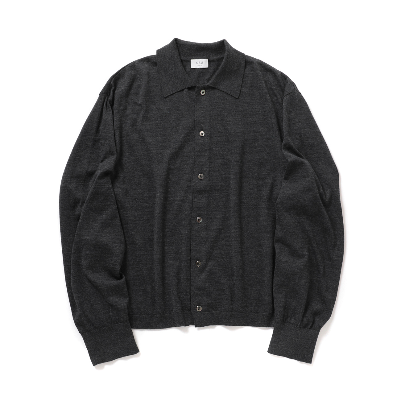 URU / ウル | KNIT CARDIGAN - Charcoal | 通販 - 正規取扱店