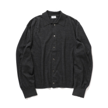URU / ウル | KNIT CARDIGAN - Charcoal