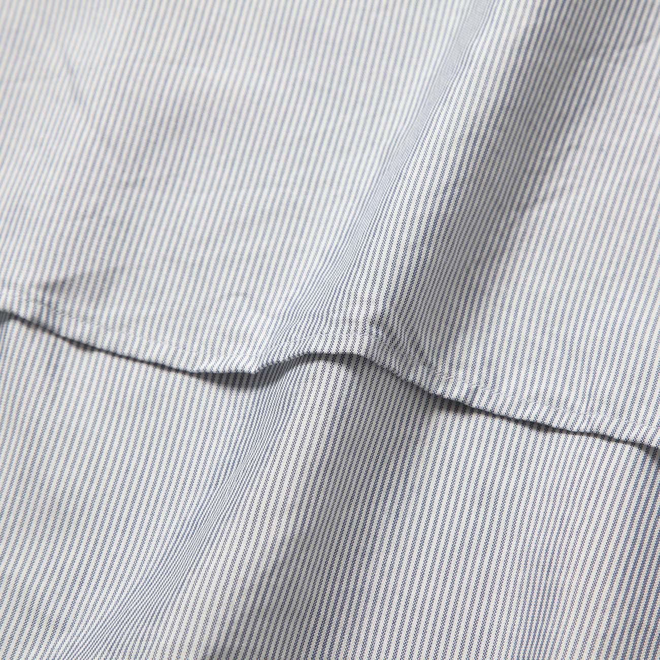 COMOLI / コモリ | シルクストライプ プルオーバーシャツ - Stripe