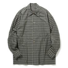 URU / ウル | COTTON HOMBRE CHECK - REGULAR COLLAR L/S SHIRTS - C.Gray