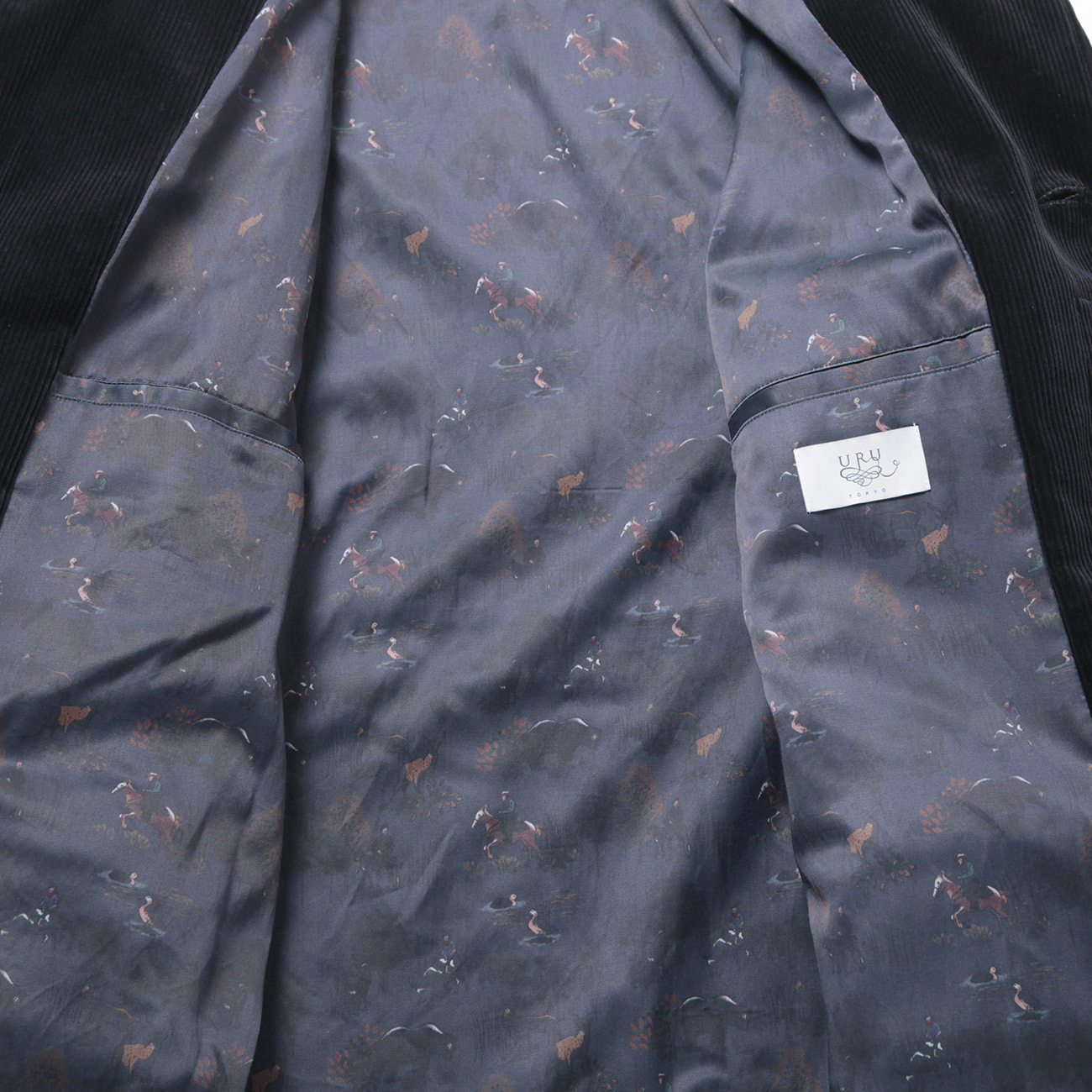 URU / ウル | COTTON CORDUROY - HUNTING JACKET - D.Navy | 通販