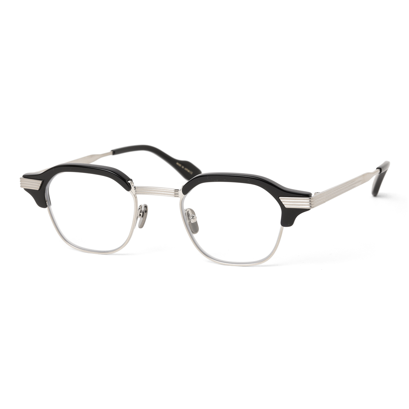 kearny / カーニー | tommy - Black × Silver / lens Clear | 通販