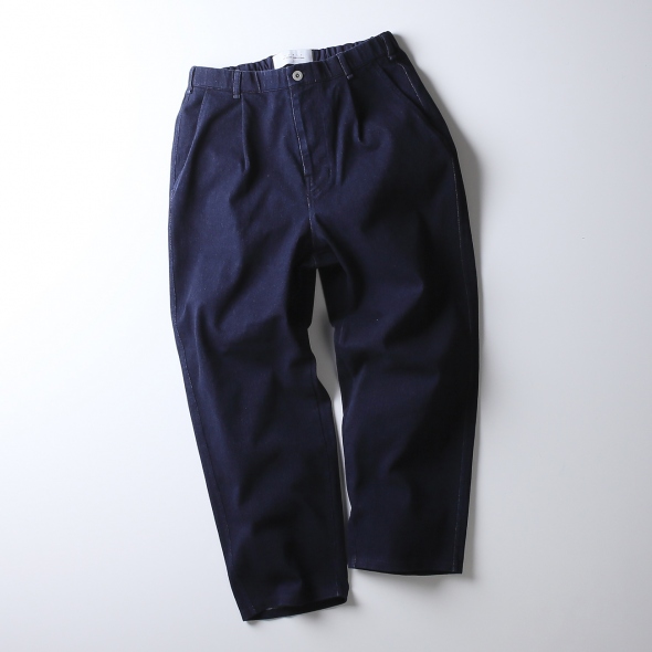 CURLY / カーリー | MAZARINE WIDE TROUSERS - Dark Indigo | 通販