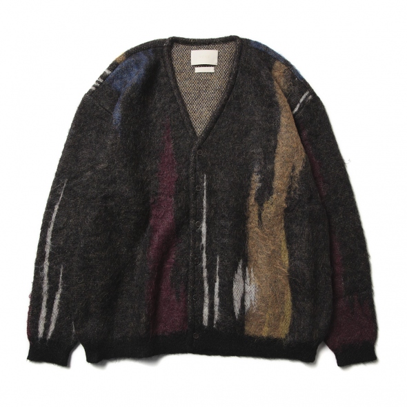 YOKE / ヨーク | STILL JACQUARD CARDIGAN - Black | 通販 - 正規