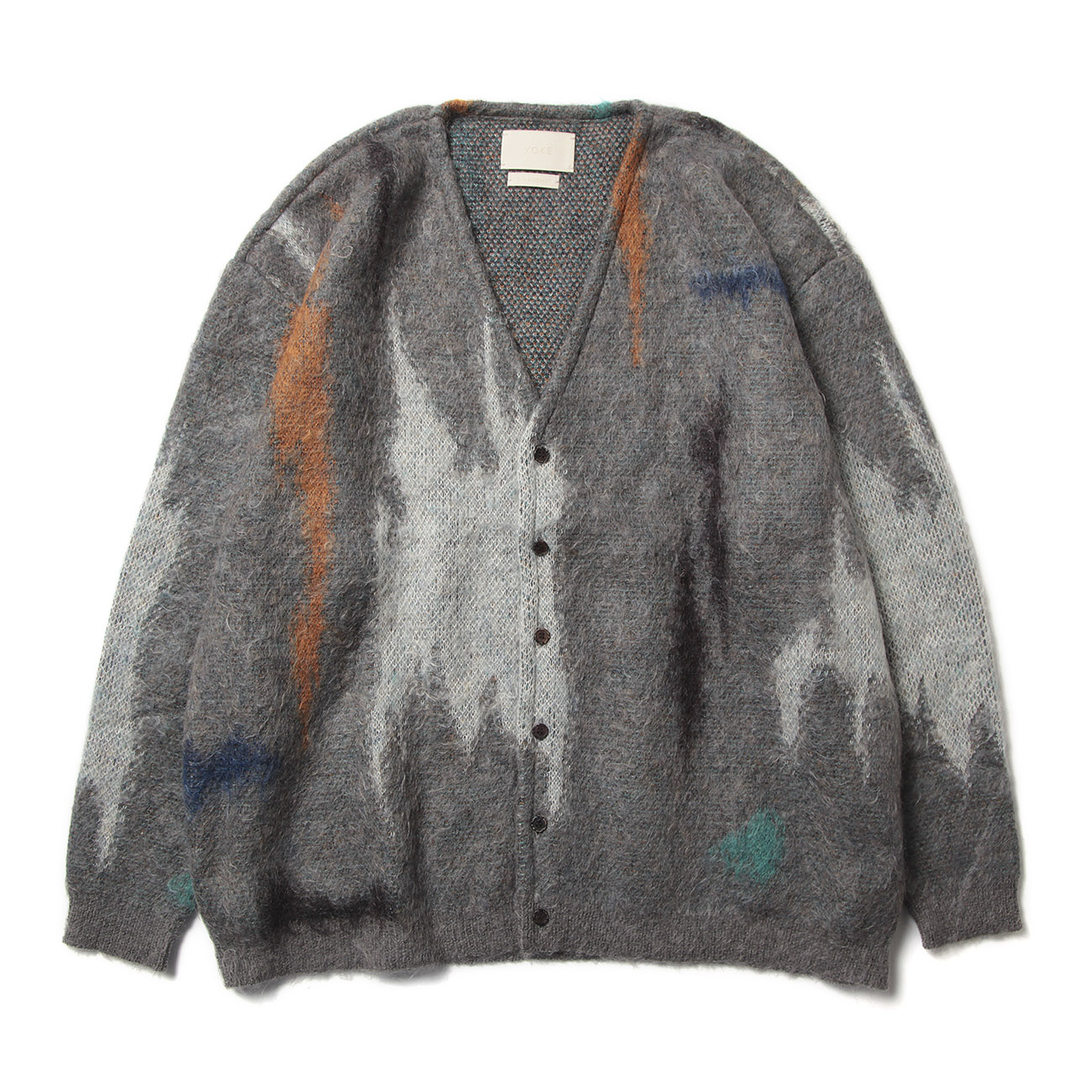 YOKE / ヨーク   STILL JACQUARD CARDIGAN   Top Gray   通販   正規