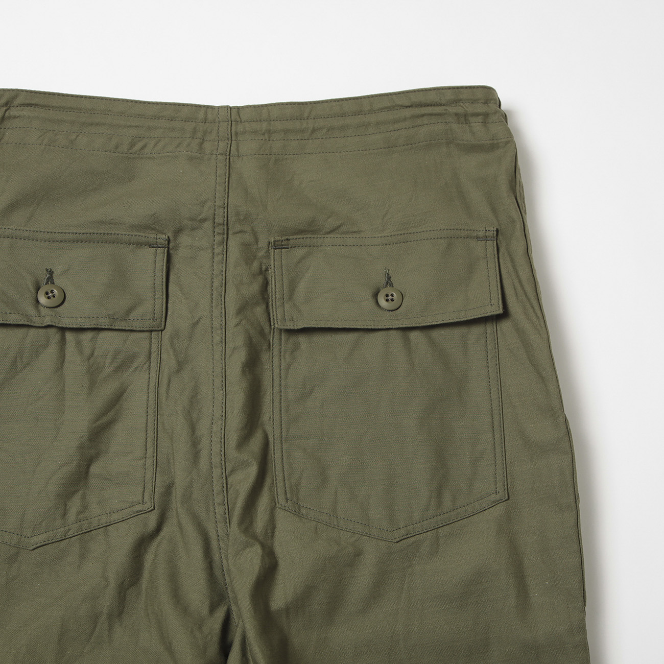 Needles / ニードルズ | String Fatigue Pant - Back Sateen - Olive