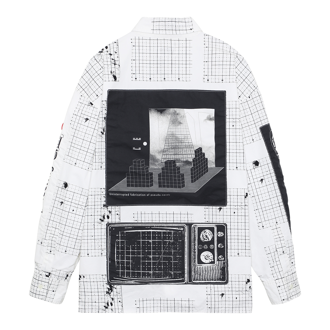 C.E / シーイー | CELLPHONE ENGINEERING SHIRT - White | 通販