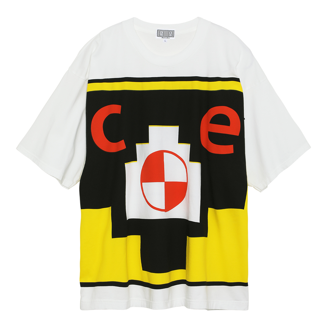 美品 C.E cavempt SQUARES ZIGGURAT T XXL SQUARES ZIGGURAT T (CES20T05) | C.E / Cut and Sew (MEN) | C