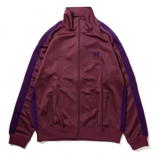 Track Jacket - Poly Smooth - Wine