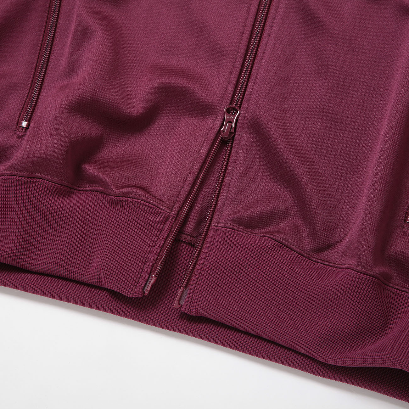 NEEDLES⭐︎ Track Jacket⭐︎ワインレッド Needles / Rib Collar Track Jacket - C/PE Velour (Burgundy)