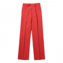 AURALEE / オーラリー | TENSE WOOL DOUBLE CLOTH SLACKS (レディース) - Red Orange