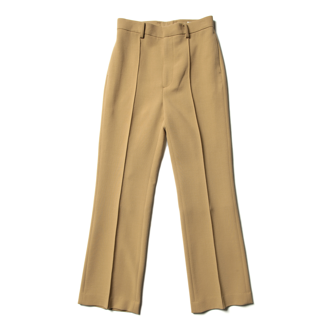 TENSE WOOL DOUBLE CLOTH SLACKS (レディース) - Beige