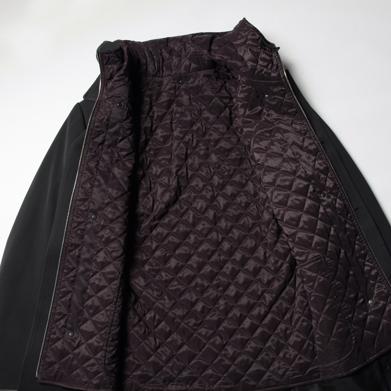 AURALEE / オーラリー | LIGHT WOOL MAX GABARDINE HOODED LINER COAT