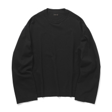 Antwort / アントワート | CUT OFF LS TEE - Black