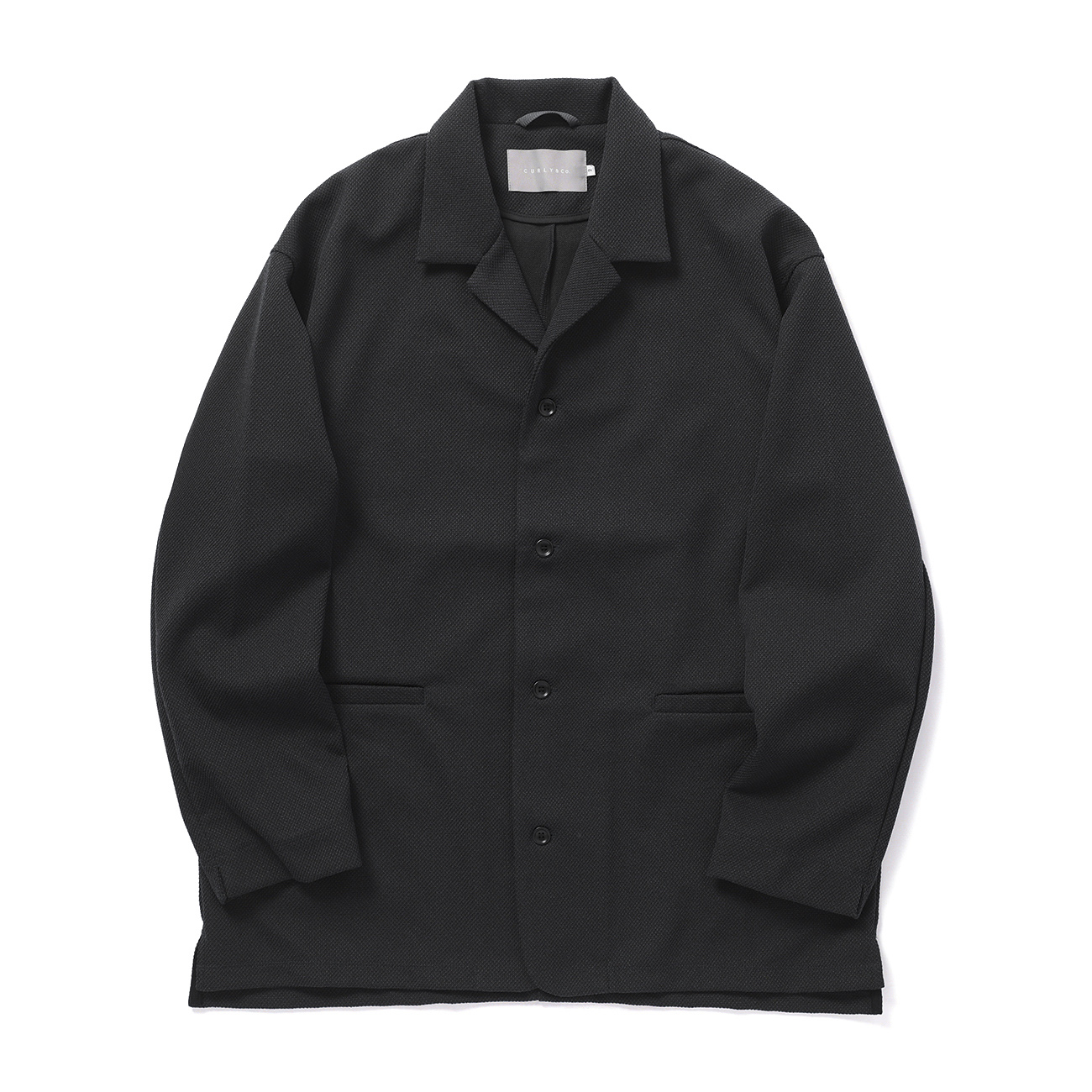 カーリー【CURLY】 ARDWICK COAT チェック　新品未使用 CURLY / カーリー | AIR PIQUE SHIRT JACKET - Black | 通販 - 正規