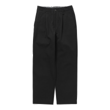 CURLY / カーリー | KNIT CHINO-CLOTH PANTS (STRAIGHT) - Black