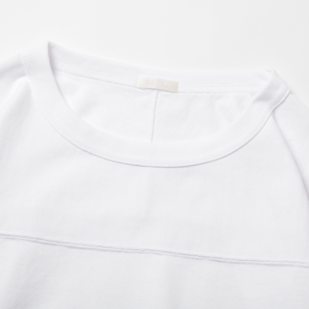 COMOLI / コモリ   フットボールTシャツ   White   通販   正規