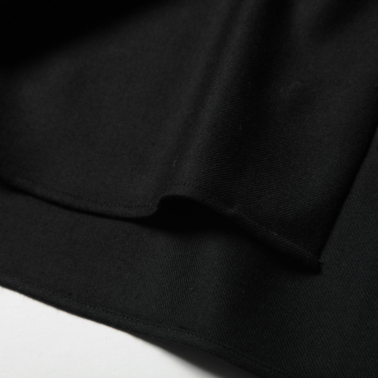 AURALEE / オーラリー | SUPER LIGHT WOOL SHIRTS (メンズ) - Black