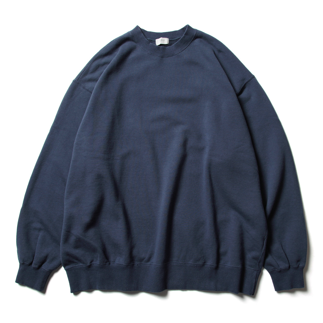 URU / ウル | COTTON FLEECE / CREW NECK OVER SWEAT - Navy | 通販 - 正規取扱店 |  COLLECT STORE / コレクトストア