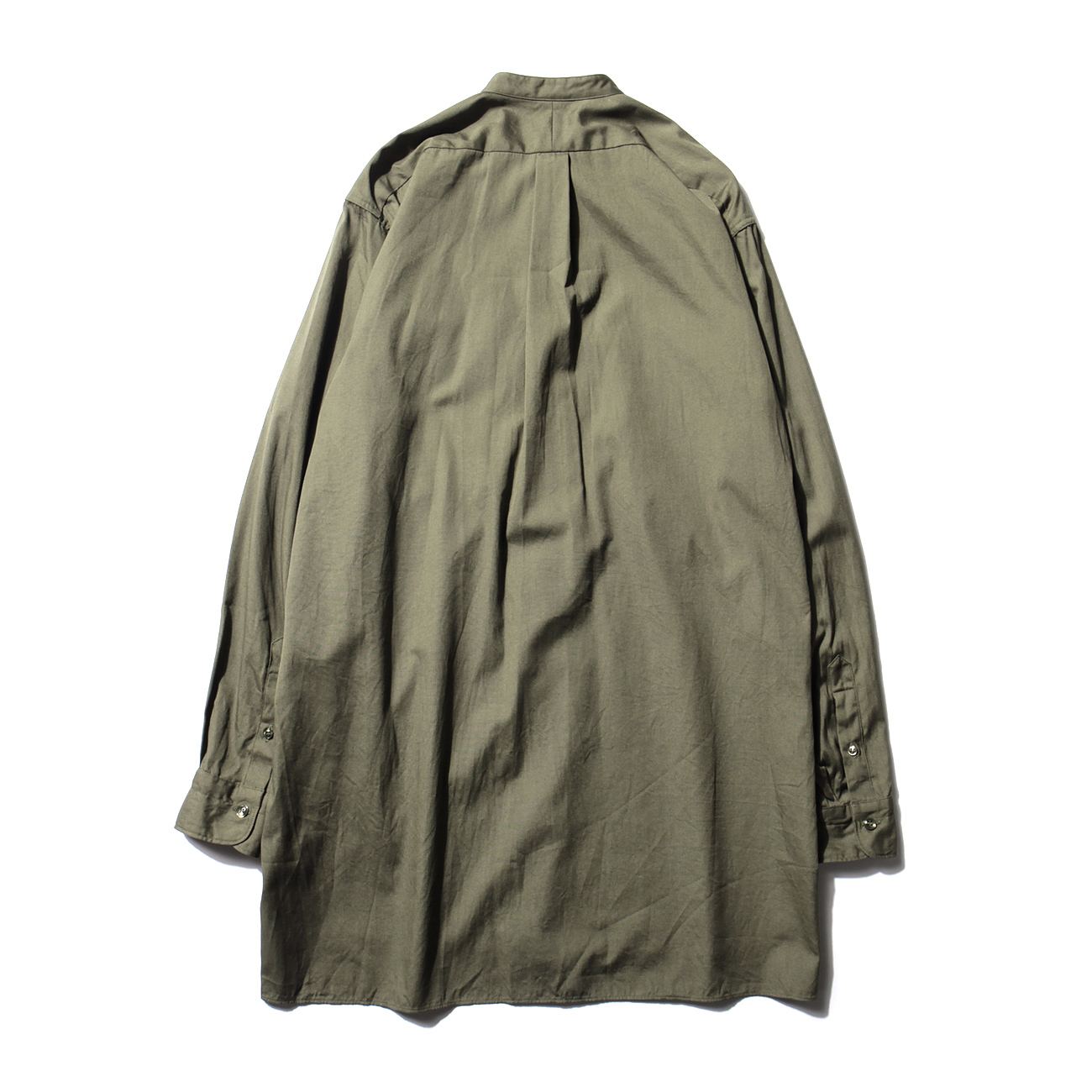 COMOLI / コモリ | プルオーバー カーゴシャツ - Olive | 通販 - 正規