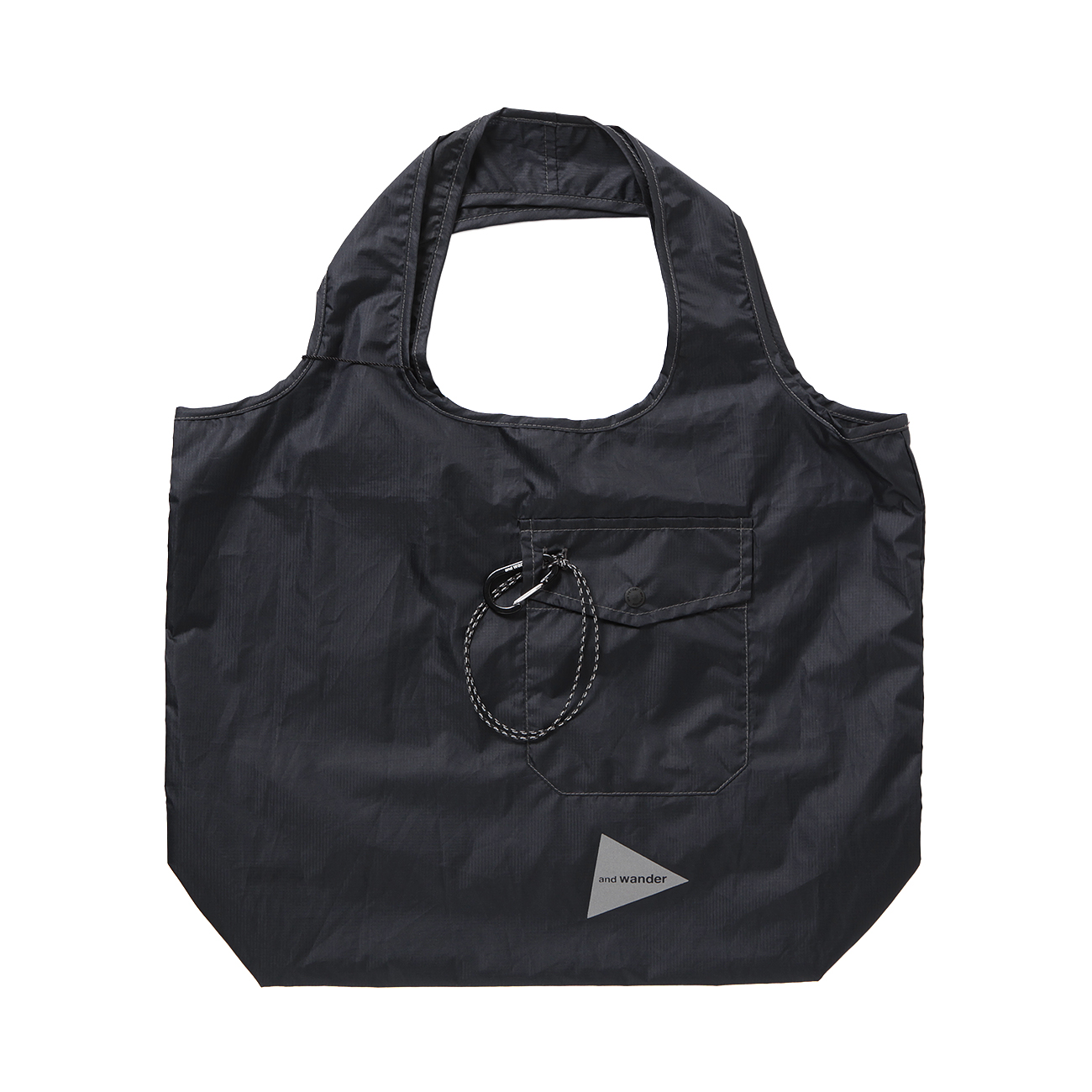 and wander / アンドワンダー | grocery pocket bag - Black