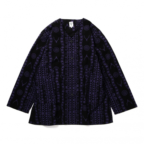 タグ付き未使用品✨South2 West8 V Neck Army Shirt 08230959_64e559db3ecea.jpg