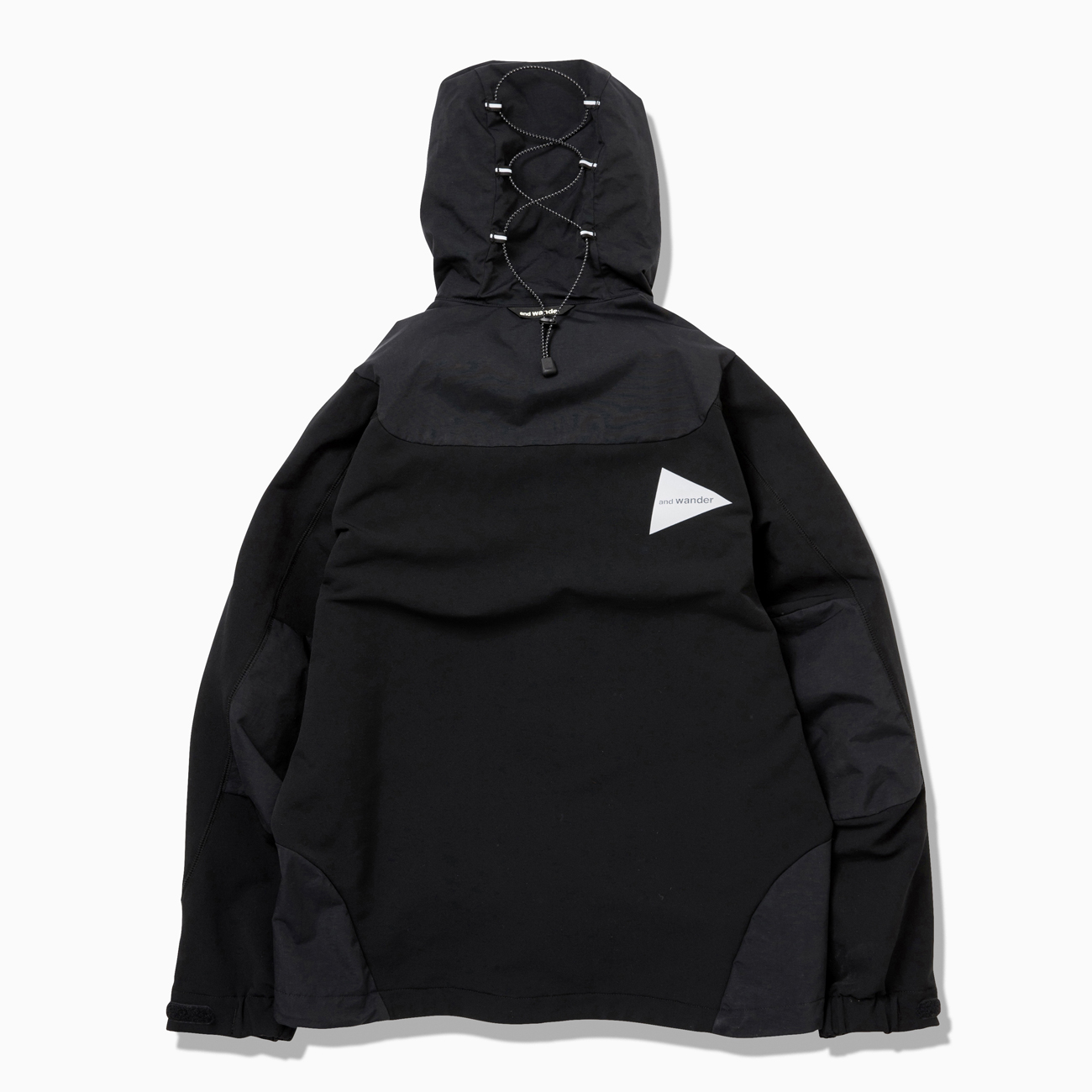 and wander / アンドワンダー | stretch shell jacket - Black | 通販