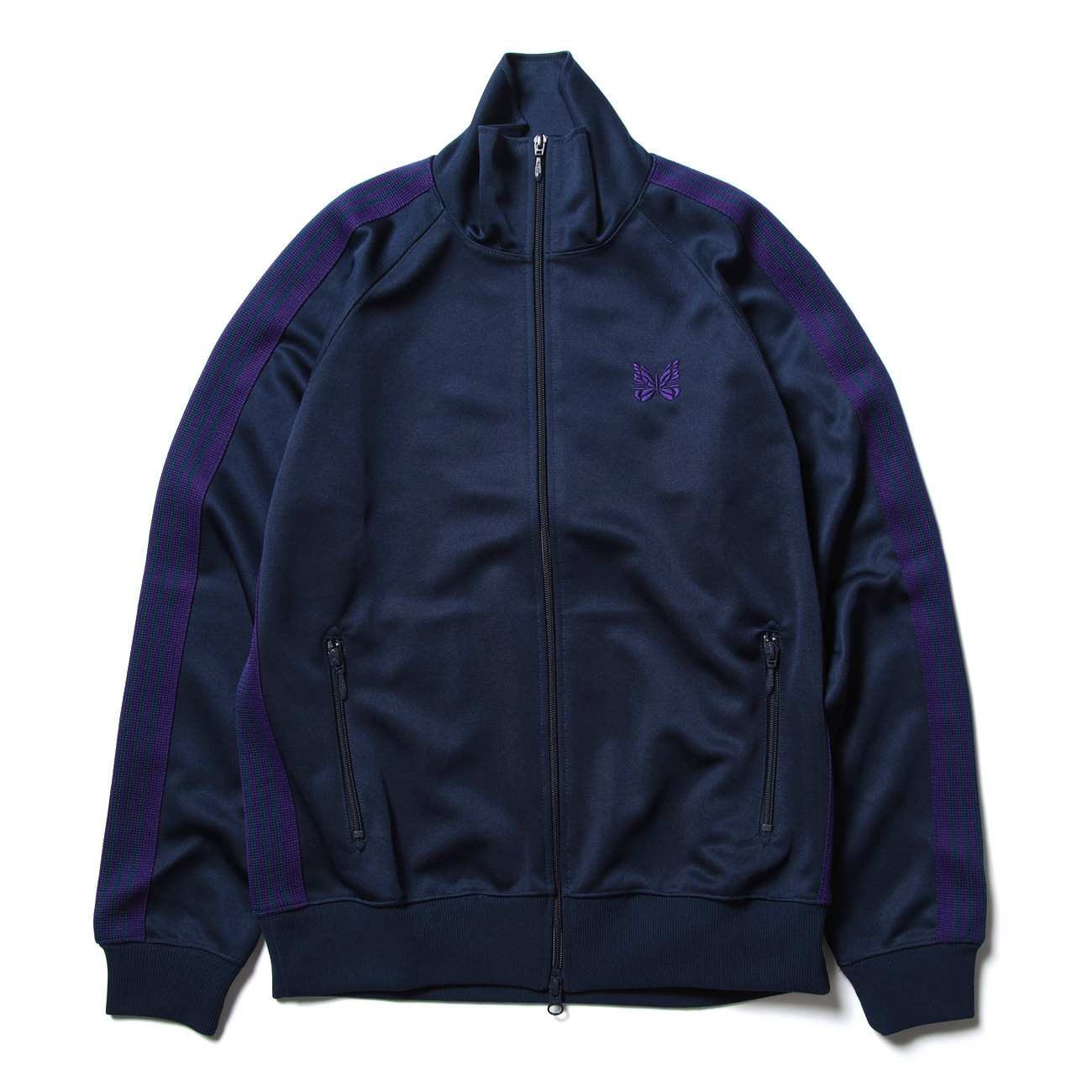 Needles / ニードルズ | Track Jacket - Poly Smooth - Navy | 通販