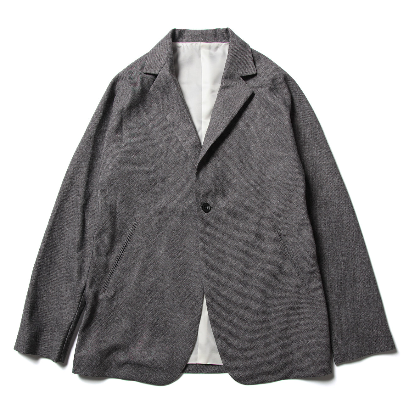 Needles / ニードルズ | Miles Jacket - Elastic Poly Tweed - Grey