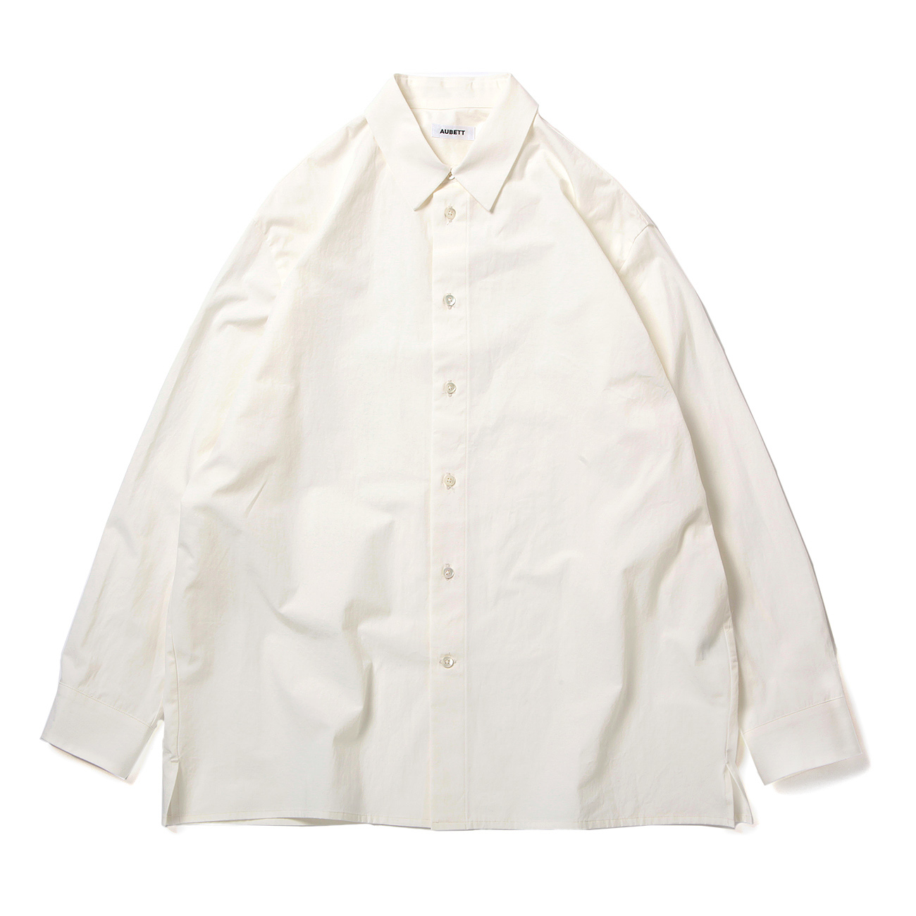 超特価得価 AUBETT ヘビーブロード オーバーサイズシャツ Lサイズ 白