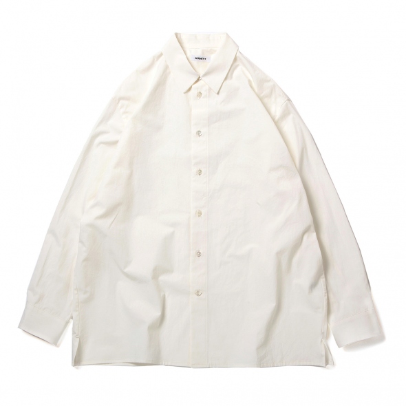 6,900円AUBETT  クリアヘビーブロードオーバーシャツ　サイズ3