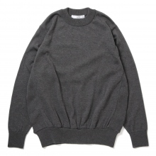 FUJITO / フジト | Side Rib Sweater - Charcoal