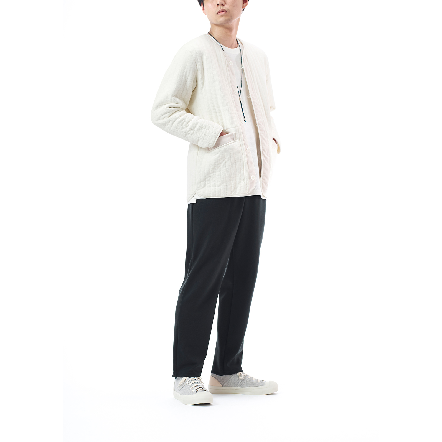 カーリー様ページ CURLY/カーリー TWILL-KNIT STRAIGHT PANTS / ツイルニット