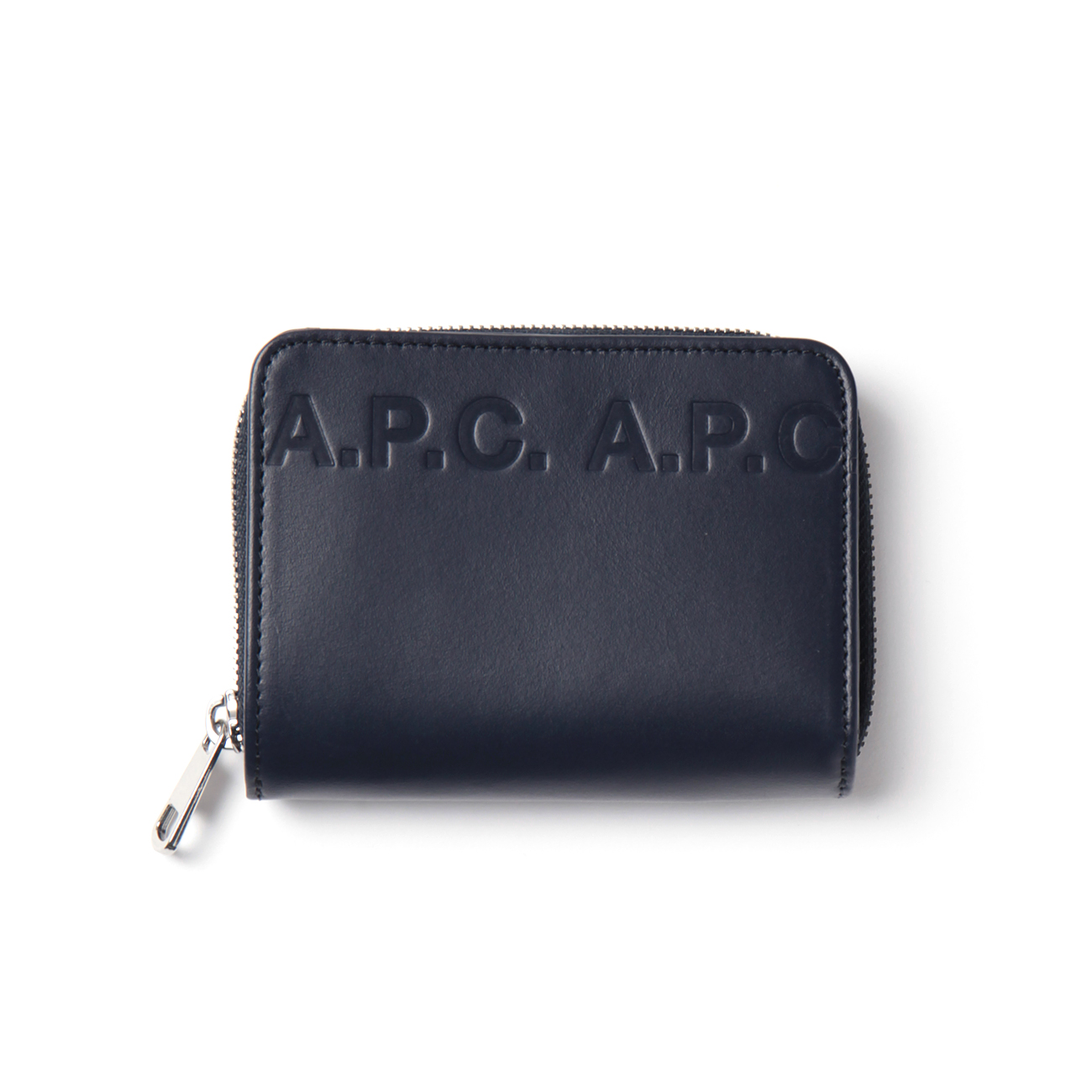 A.P.C. / アーペーセー | Emmanuel ロゴコンパクトウォレット - Dark