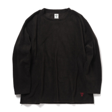 South2 West8 / サウスツーウエストエイト | S.S. Crew Neck Shirt - Poly Fleece - Black