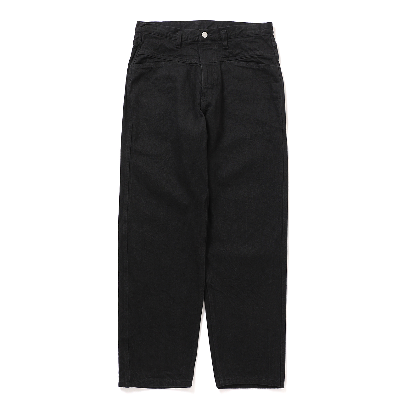 COMOLI コモリ ブラックドリル テーパードパンツ サイズ2 25ss COMOLI