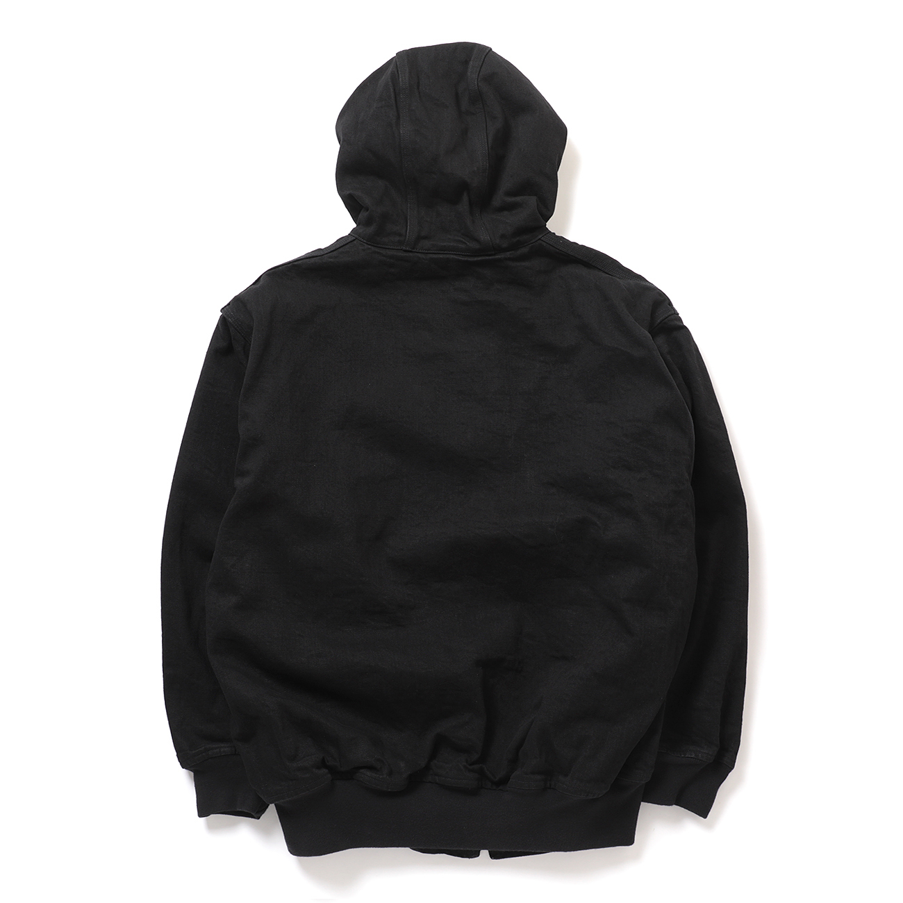 ジャケット・アウター COMOLI 25AW BLACK DENIM ZIP PARKA size1 Comoli Black Denim Zip Parka – Neighbour