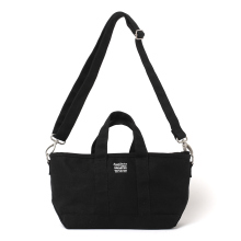 FreshService / フレッシュサービス | UTILITY CANVAS SHOULDER TOTE - Black