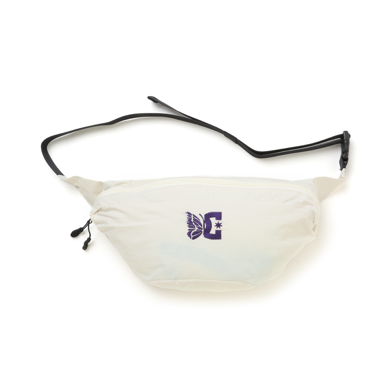 Needles × DC SHOES Hip Bag - Poly Ripstop - Ivory