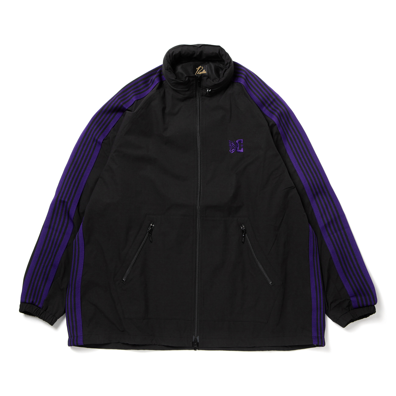 Needles × DC SHOES Jog Jacket - Poly Ripstop - Black