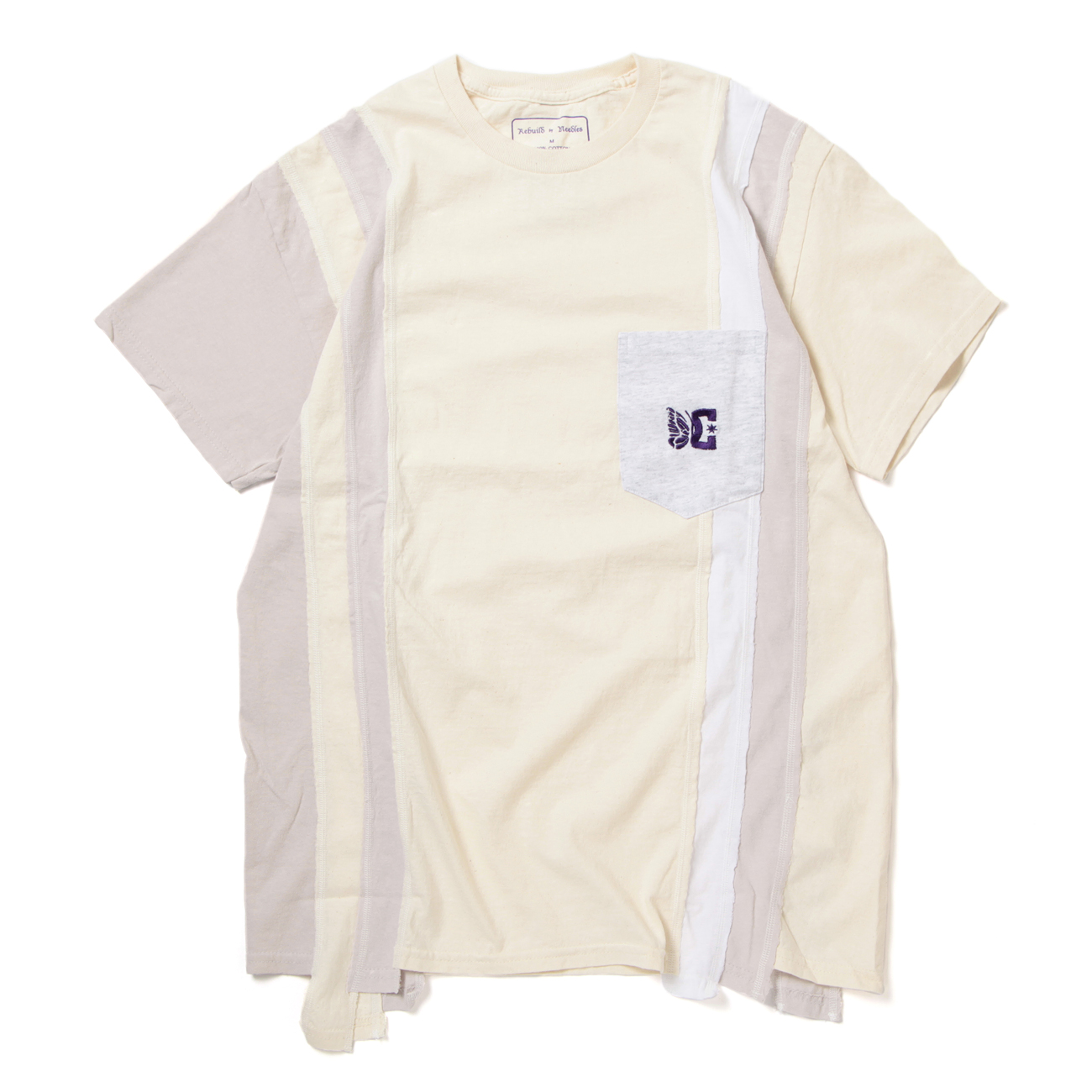 Needles × DC SHOES 7 Cuts S/S Tee - Solid / Fade - Ivory