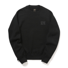 Scye / サイ | Fleece Back Jersey Sweat Shirt - 19/クロ | 通販