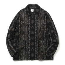 South2 West8 / サウスツーウエストエイト | Hunting Shirt - Flannel Cloth / Printed - Skull & Target